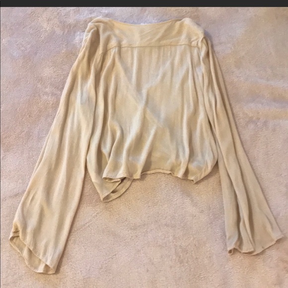 Blue Life Long Sleeve Flowy Top - Picture 2 of 4